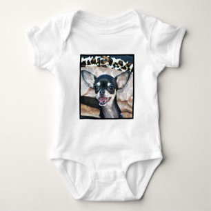 Body chemise de bébé chihuahua