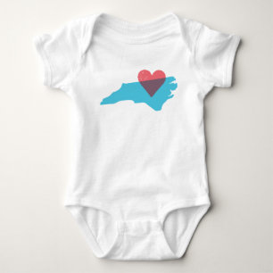 Body Chemise de bébé d'amour d'état de la Caroline d
