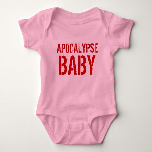Body Chemise de bébé d'apocalypse (Devant)