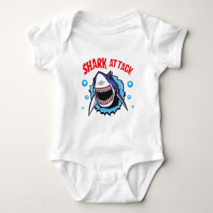 Body Chemise de bébé de morsure de requin de bodysuit