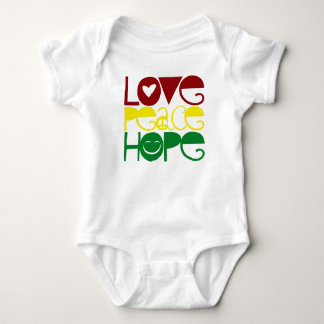 Body Chemise de bébé, espoir de paix d'amour