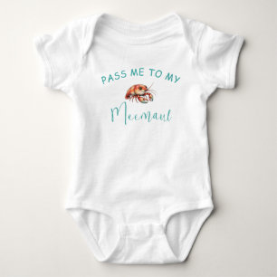 Body Chemise de bébé Meemaw écrevisse