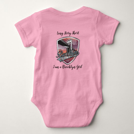 Body Chemise de conception de logo de Brooklyn (Dos)