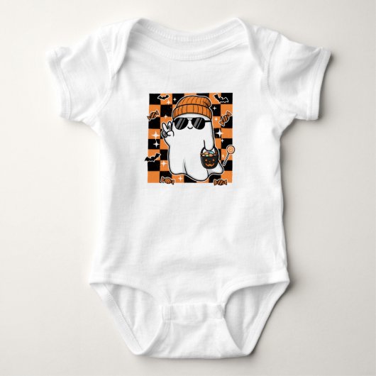 Body Chemise de Halloween pour bébé garçon (Devant)