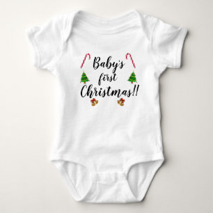 Body Chemise de Noël du bébé mignonne