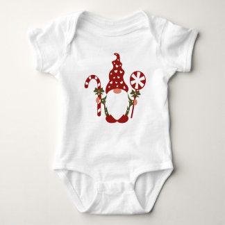 Body Chemise de Noël du sucre de canne et du bébé Lolio