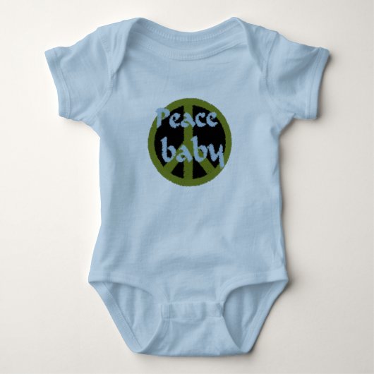 Body Chemise de nourrisson de bébé de paix (Devant)