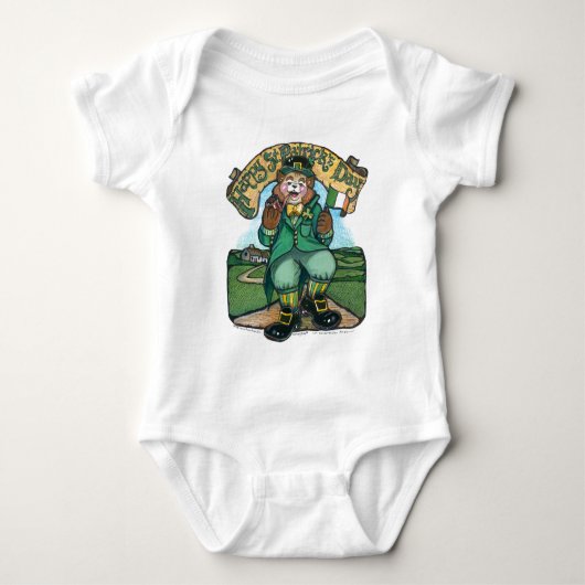 Body Chemise de nourrisson du jour de St Patrick (Devant)