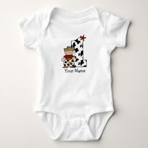 Body Chemise de premier anniversaire Cowboy