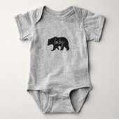 Body chemise d'ours de bébé (Devant)