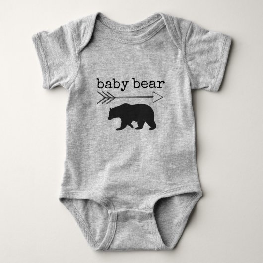Body chemise d'ours de bébé (Devant)