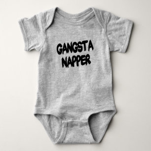 Body Chemise drôle de bébé de Napper de Gangsta