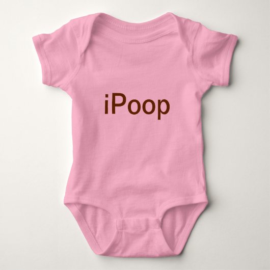 Body Chemise drôle de bébé d'iPoop (Devant)