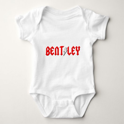 Body chemise faite sur commande de rock de BENTLEY (Devant)