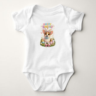 Body Chemise Happy Easter Corgi – Chien aux oreilles de