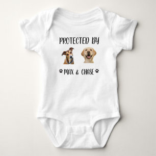 Body Chemise personnalisée protégée par un chien, Proté