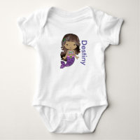 Chemise personnalisée Sirène Baby one Piece