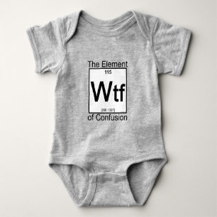 Body Chemises bébé WTF d'élément