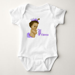 Body Chemises pour bébé fille afro-américaine Purple Pr