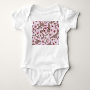 Body Cherry Blossom Branches Motif aquarelle