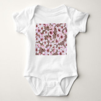 Body Cherry Blossom Branches Motif aquarelle