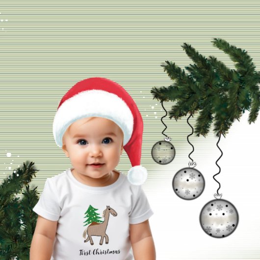 Body Cheval avec sapin de Noël