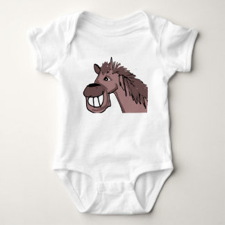 Body Cheval de dessin animé souriant drôle | Grimace ri