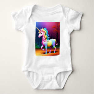 Body Cheval de licorne blanche-37474