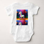 Body Cheval de licorne blanche-37474 (Dos)