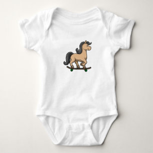 Body Cheval en patineur avec skateboard