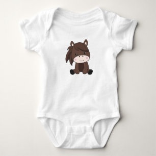 Body Cheval Mignon Poney Équin Cavalier Pour Enfants