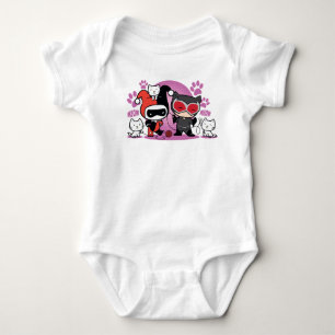 Body Chibi Harley Quinn Et Chibi Catwoman Avec Des Chat