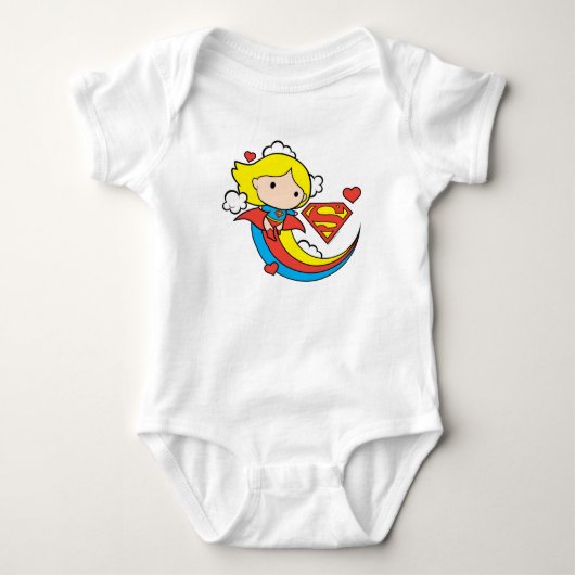 Body Chibi Supergirl volant arc-en-ciel (Devant)
