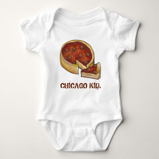 Body CHICAGO ENFANT Illinois Plat Profond Pepperoni Piz (Devant)