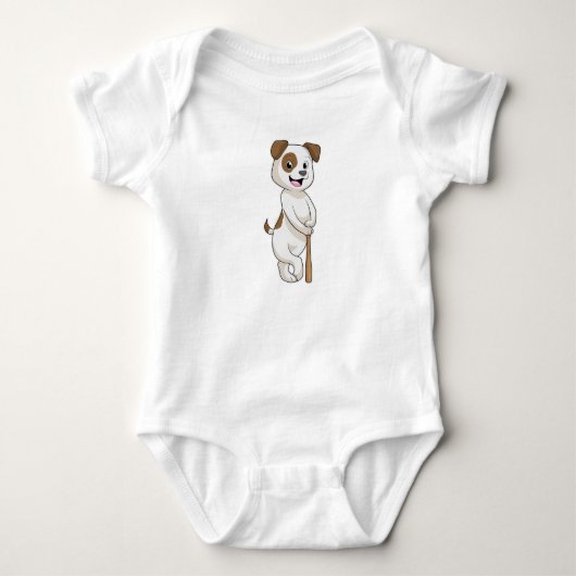 Body Chien au baseball avec batte de baseball (Devant)
