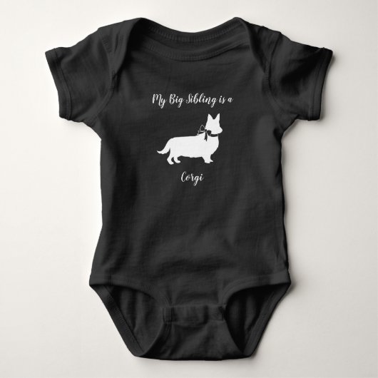 Body Chien Baby shower de Corgi (Devant)