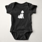 Body Chien Baby shower Goldendoodle (Devant)