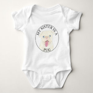 Body Chien blanc Carlin Big Sister