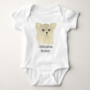 Body Chien Chihuahua à longs poils fauve