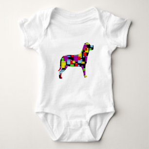 Body chien de mosaïque