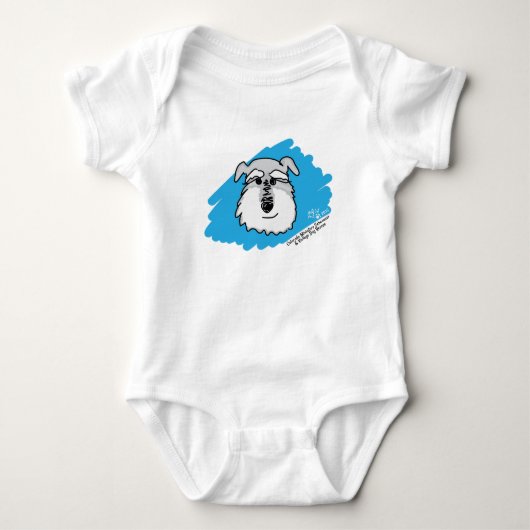 Body Chien de Schnauzer - combinaison de bébé (Devant)