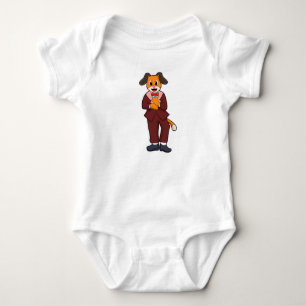 Body Chien en tenue de marié avec costume