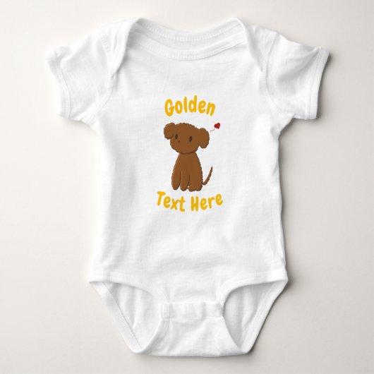 Body Chien Golden Doodle Personnalisé (Devant)