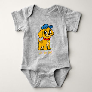 Body Chien heureux en casquette bleue