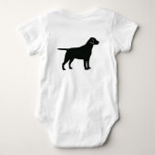 Body Chien Lab noir (Dos)