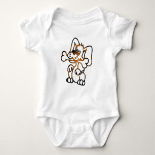 Body Chien mignon avec os