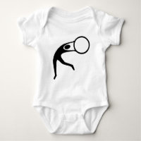 Chiffre de gymnastique rythmique noir