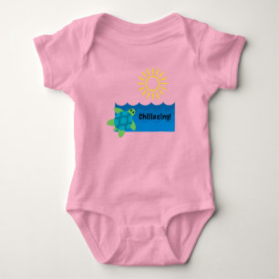 Body Chillaxage de tortue Design - Bodysuit de Jersey b
