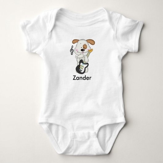 Body Chiot de rock et de roll de Zander (Devant)