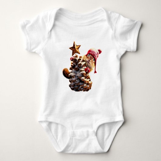 Body Chipmunk Avec Pine Cone Tree (Devant)